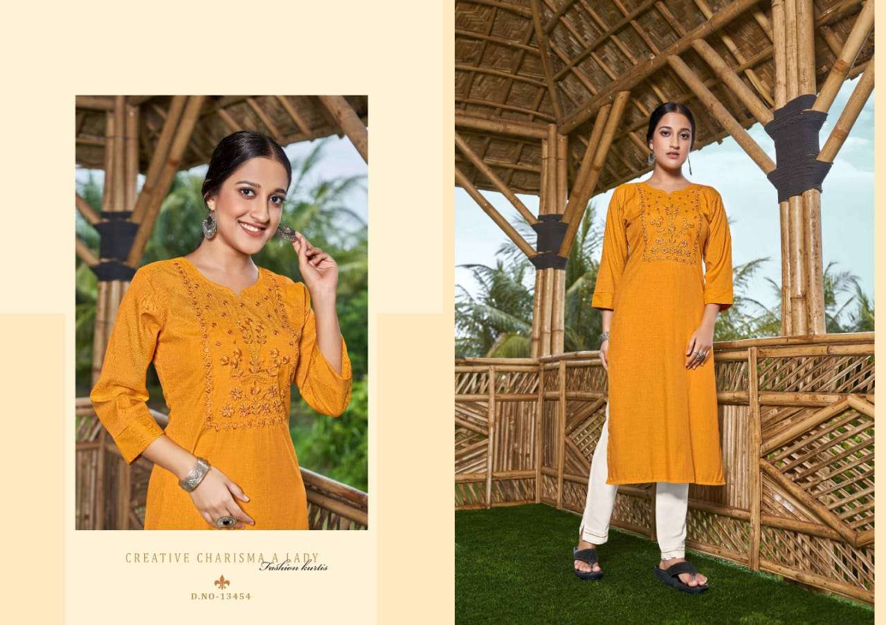 Shandhya Kalakurti Vol 20 Cotton Fabric Fancy Wear Kurti